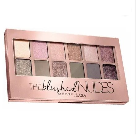 MAYBELLINE NEW YORK The Blushed Nudes Eyeshadow Palette 9 g  (Multicolor)