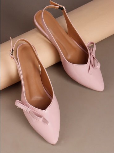 Women Mules with Bows Flats