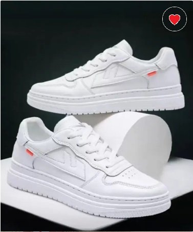 Sneakers For Men (White , 7)
