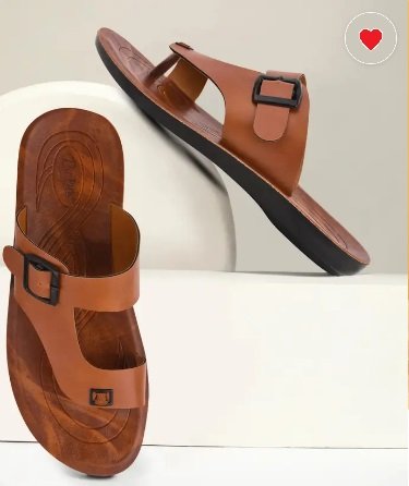 Men Chappal Trending Stylish Slipper Flipflop Sandal (Tan , 6)