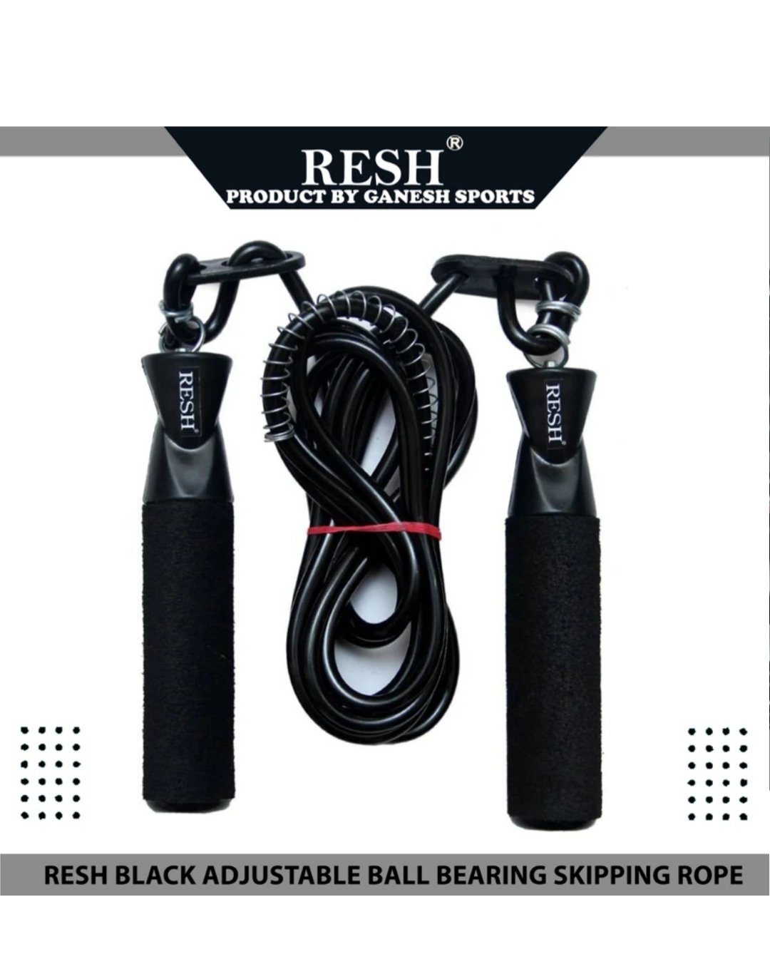 ₹140 – Premium Adjustable Ball Bearing Skipping Rope for Cardio