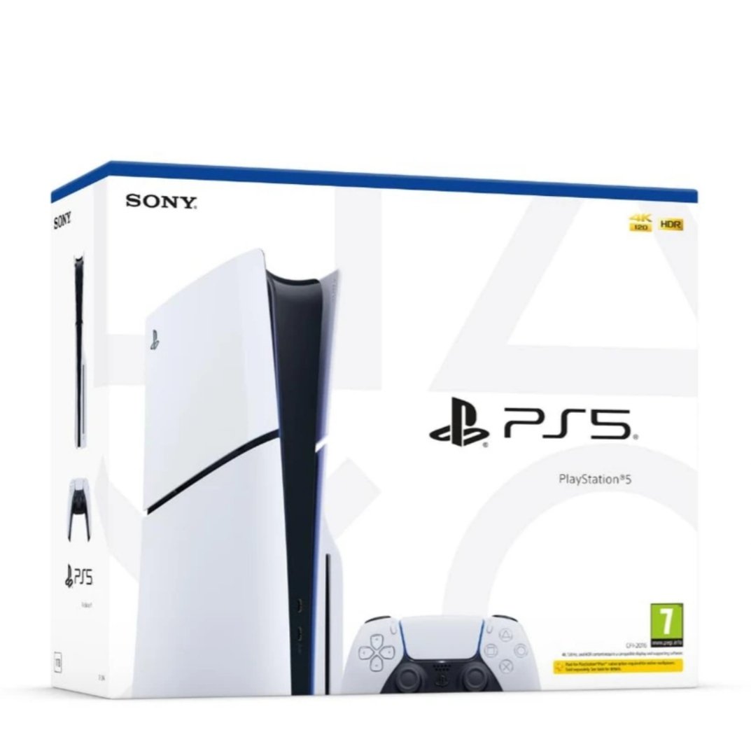 ₹54,990 Sony PlayStation 5 Slim Console – 1TB Storage, DualSense Controller Included