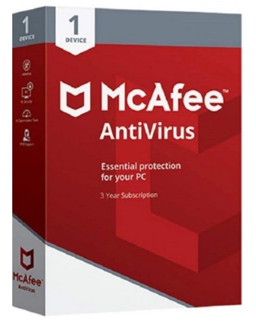 ₹826 – McAfee Anti-Virus 1 User 3 Years | 45% OFF Deal!