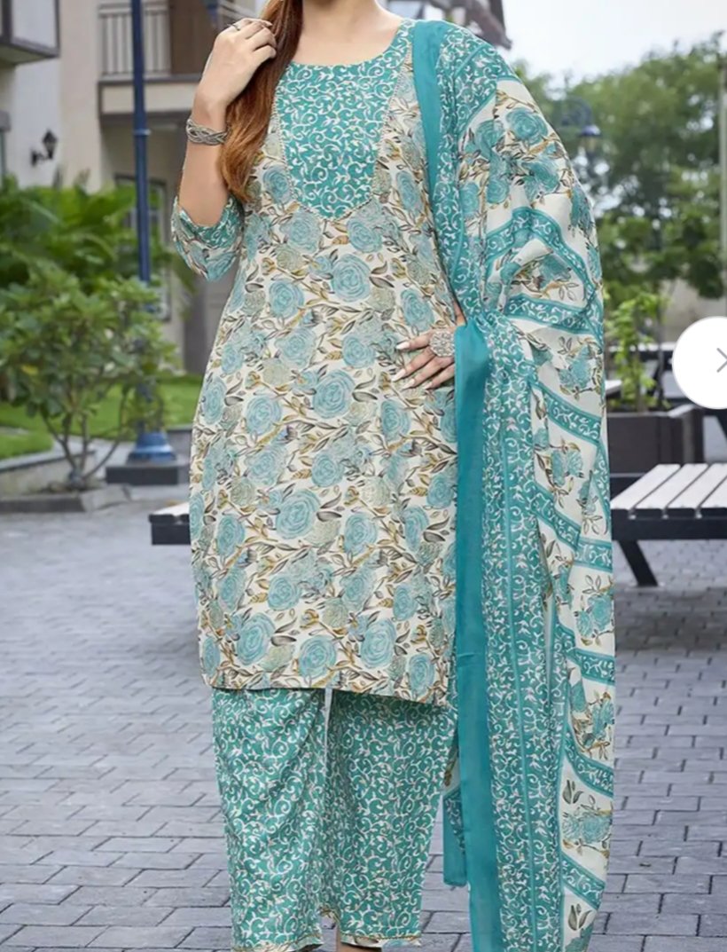 ₹624 – 85% OFF Floral Kurta Set!