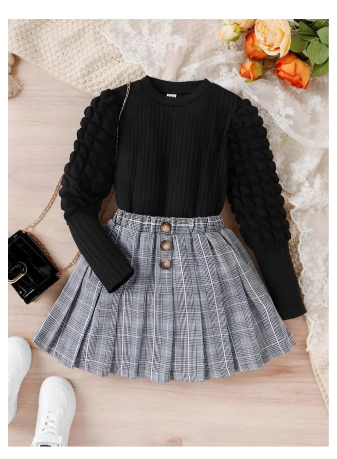 ₹395 – Baby Girls Casual Top &amp; Skirt Set | 74% OFF