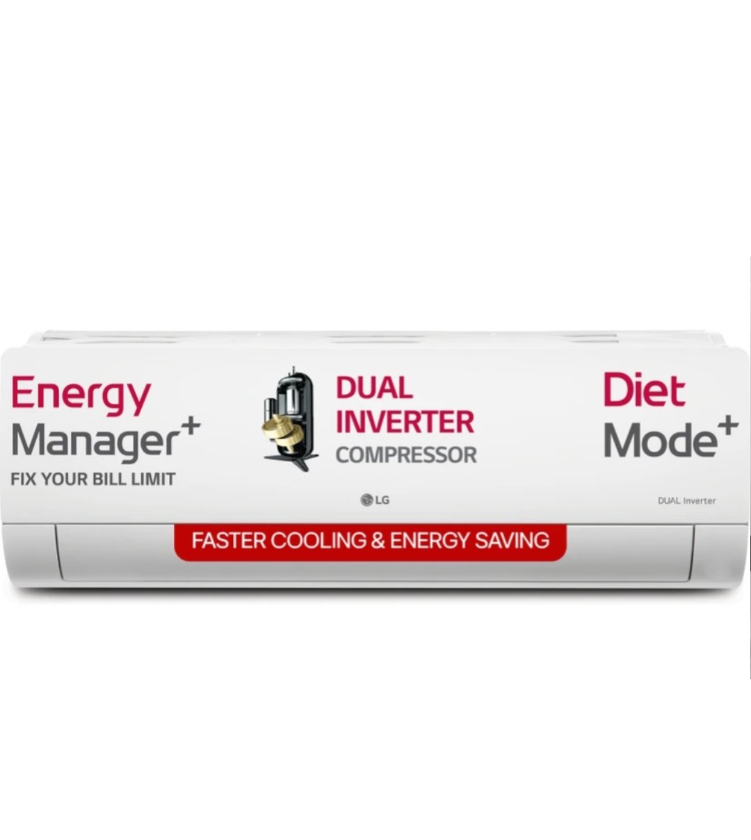 ₹43,990 LG 1.5 Ton 5 Star Dual Inverter WiFi Split AC | Viraat Mode, Voice Control | 48% OFF