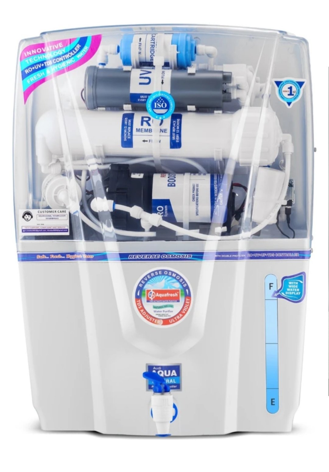 ₹4,887 Aqua Fresh 15L RO UV Water Purifier | Copper, Alkaline, TDS Control | 70% OFF