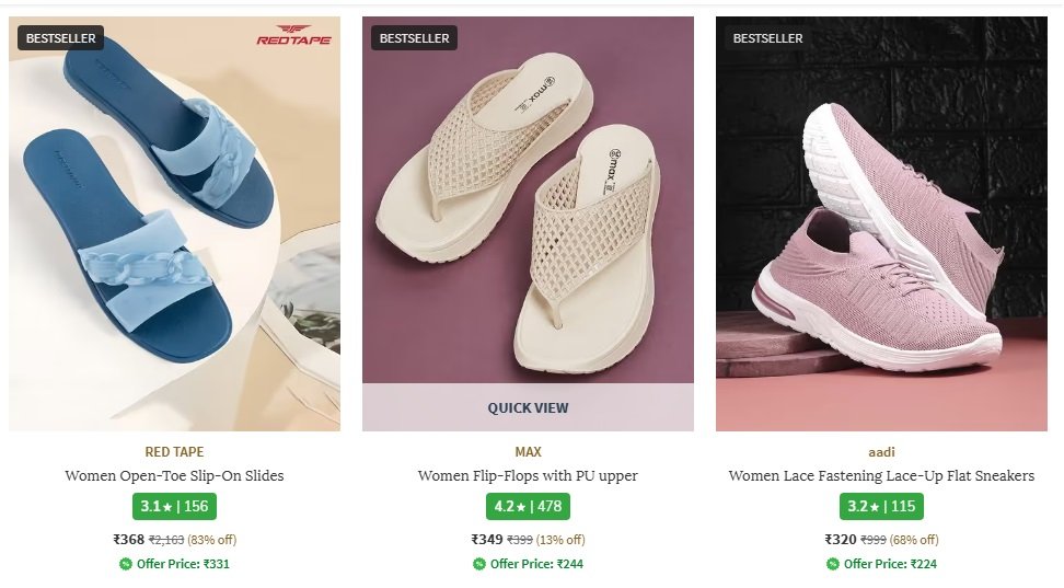 Women Footwear Under ₹499 for Daily Comfort and Casual Styling