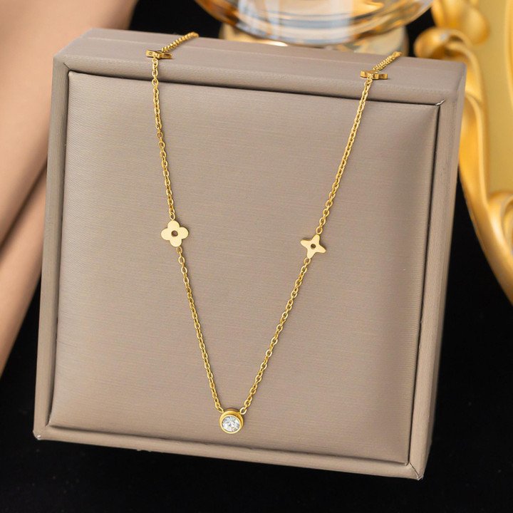 Myki Gold Plated Necklace for Minimal Everyday Women Fashion Styling