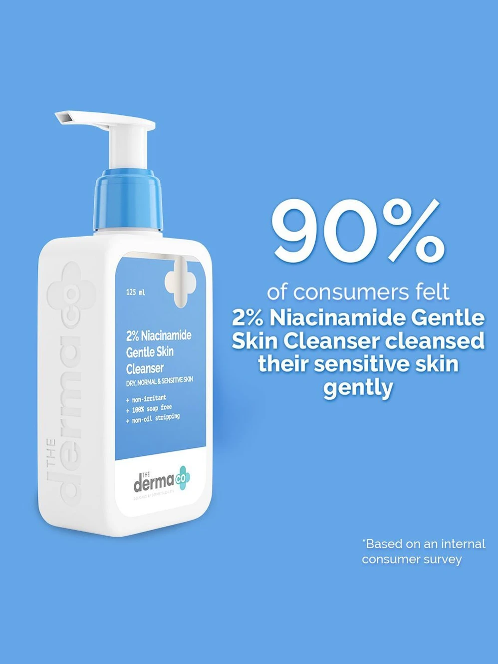 ₹210 The Derma Co 2% Niacinamide Gentle Skin Cleanser Deal