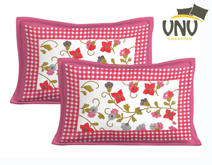 VNV Creation Jaipuri Print Cotton Double Bedsheet Set at ₹338