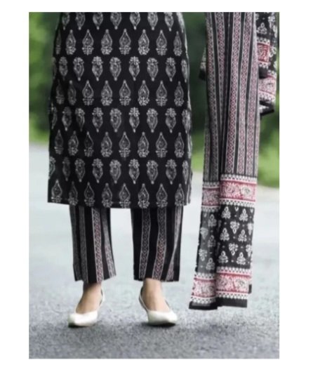 VINDYAVASINI Women Kurti Pant and Dupatta Set for Festive Looks
