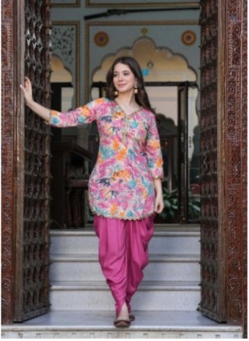 Women Kurta Dhoti Pant Set for Festive and Casual Ethnic Wear