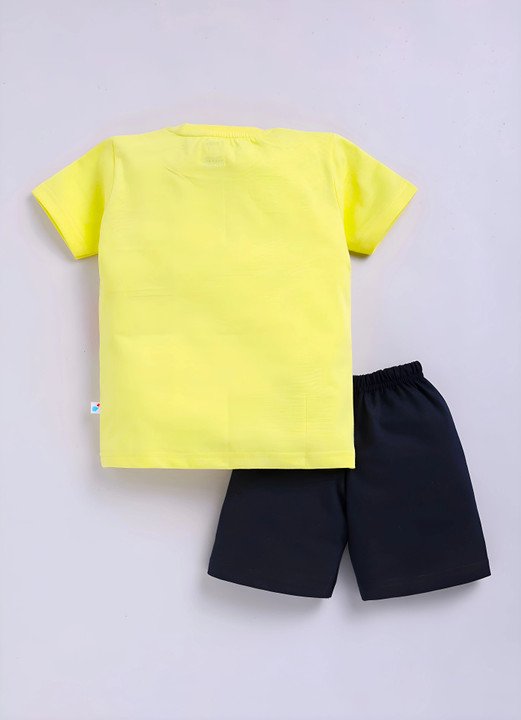 Toonyport Boys T-Shirt &amp; Shorts Set at ₹541 | Casual Kids Outfit