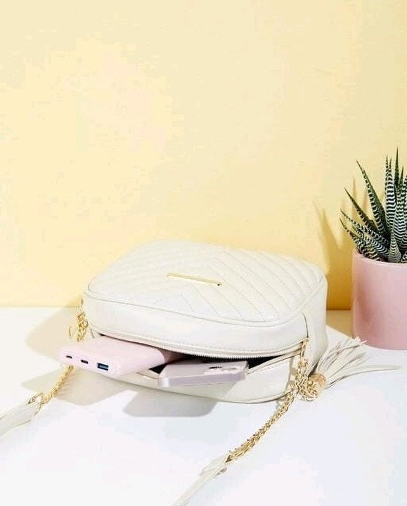Zetra White V Shape Waterproof Messenger Bag at ₹160 | Stylish Crossbody Bag
