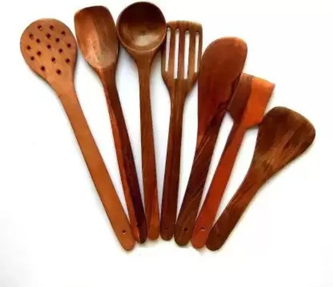 ₹83 Wooden Dessert Spoon Set for Parties Plus Daily Serving
