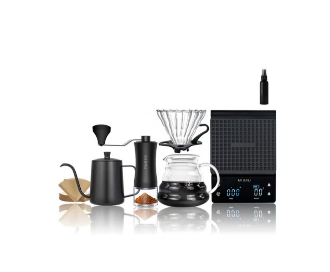 V60 Pour Over Coffee Set for Specialty Coffee Brewing at Home