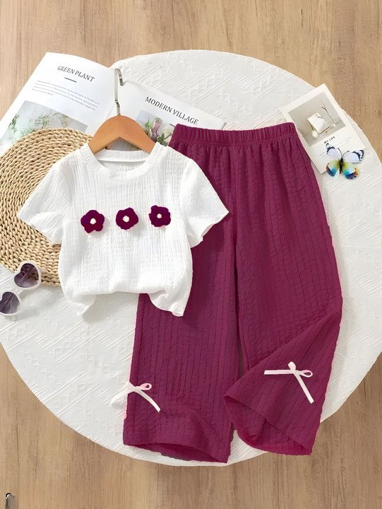 ₹205 Kolkata Girls Top Pant Set for Stylish Daily Comfort Wear
