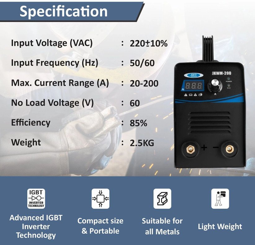 ₹3,450 IGBT Arc Welding Machine for Workshop Plus Repair Jobs