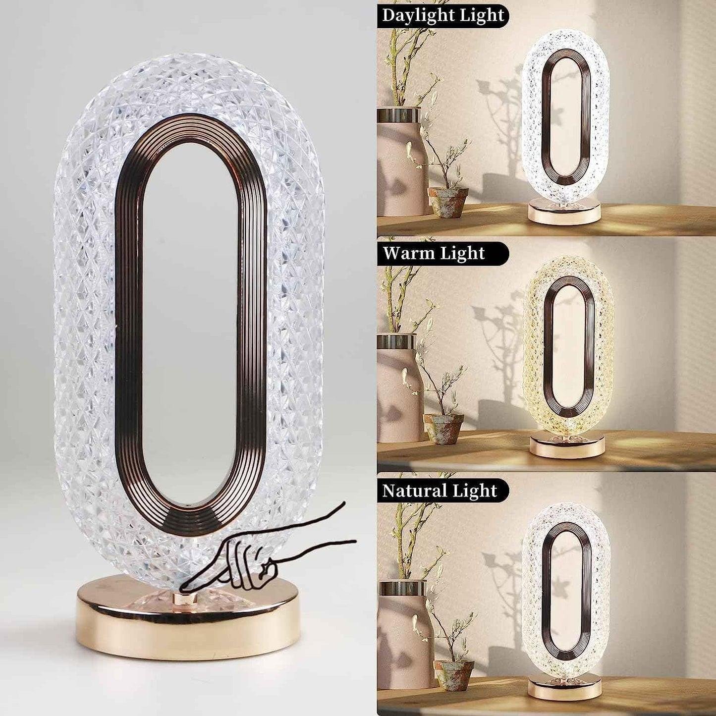 ₹430 Crystal Touch Lamp for Bedroom Plus Cozy Room Decor