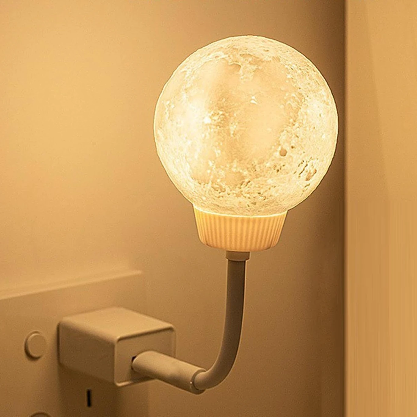 ₹364 Moon LED Night Lamp for Bedroom Plus Cozy Room Decor