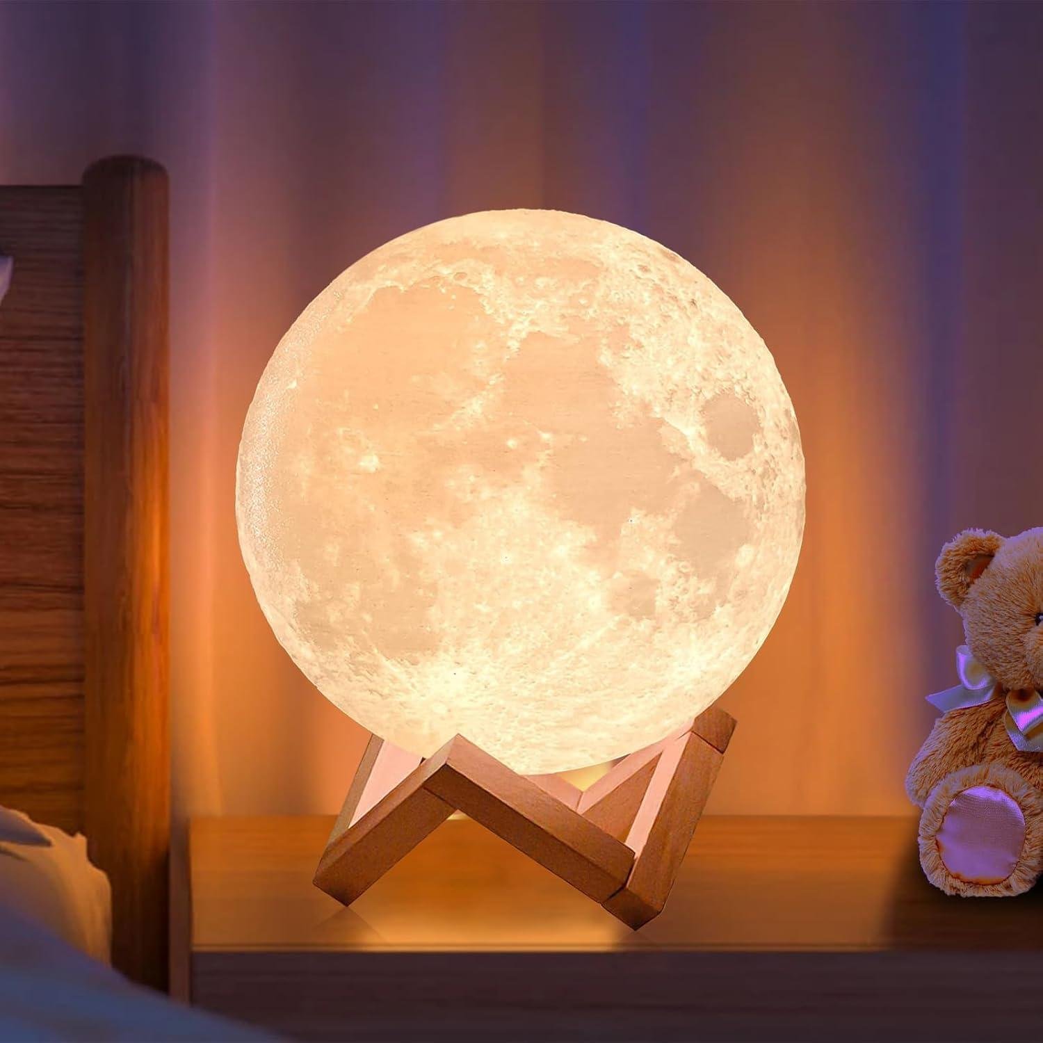 ₹364 Moon LED Night Lamp for Bedroom Plus Cozy Room Decor