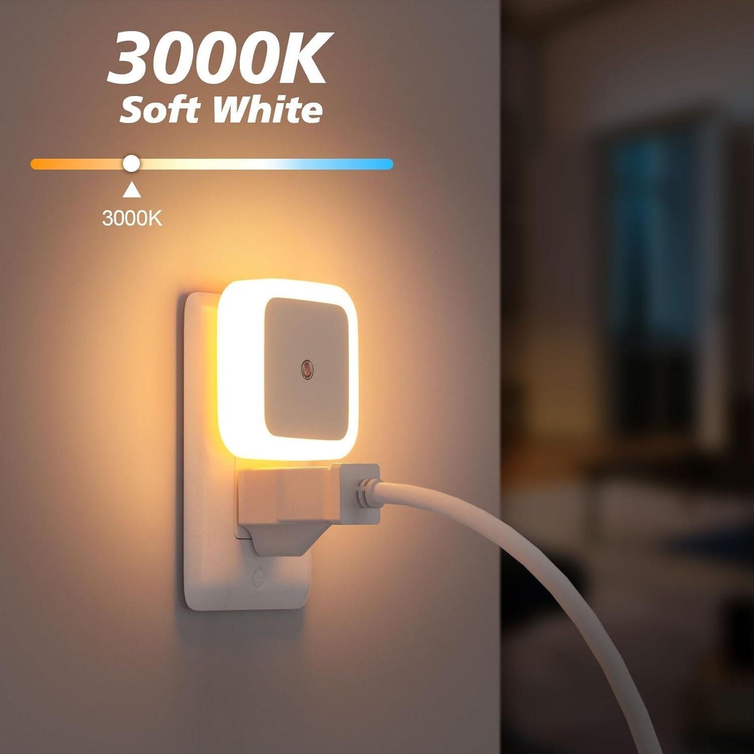 ₹345 Smart Sensor LED Night Lamps for Bedroom Plus Bedside Use