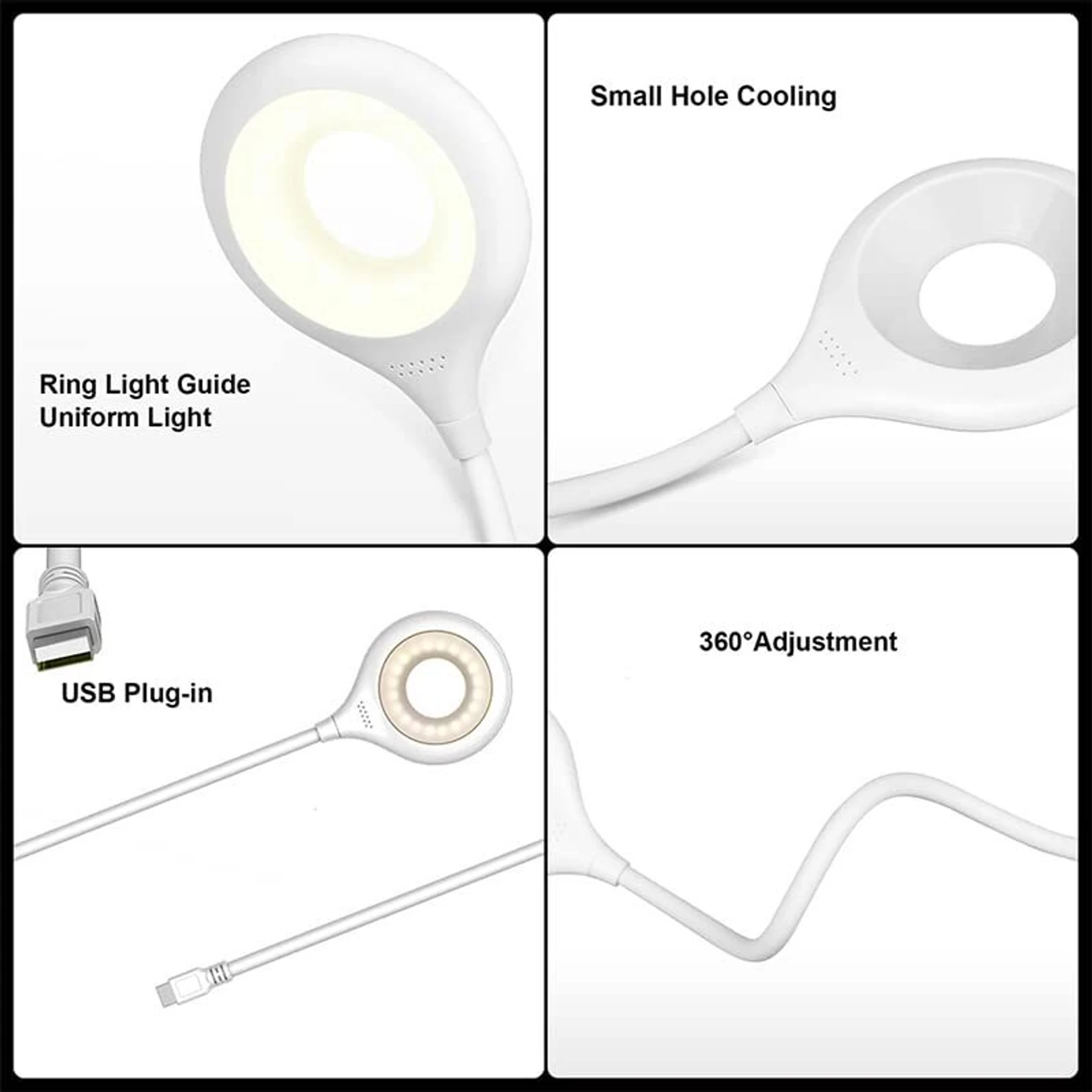 ₹342 Flexible USB LED Lamp for Reading Plus Laptop Lighting