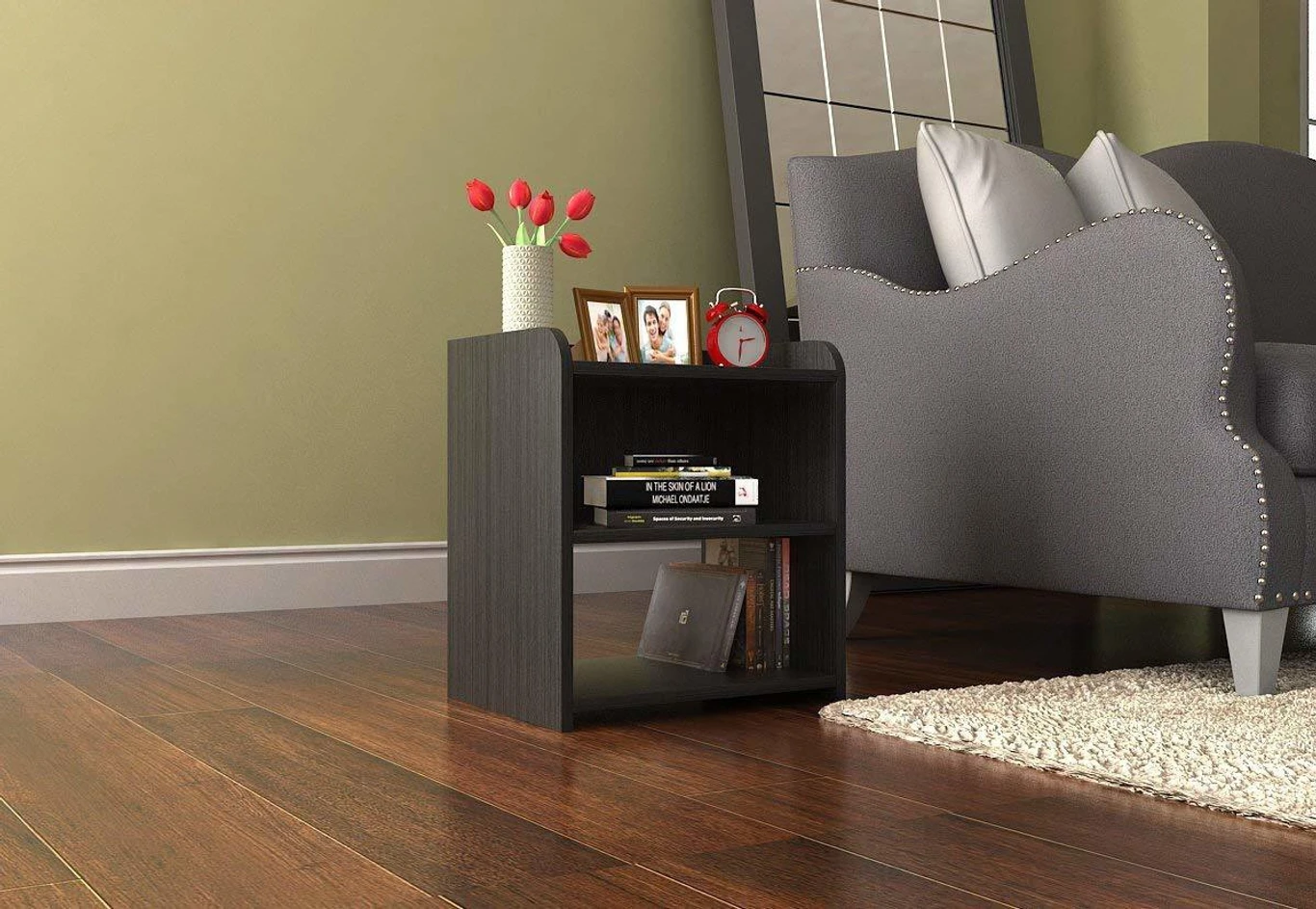 ₹736 Engineered Wood Bedside Table for Modern Bedroom Decor