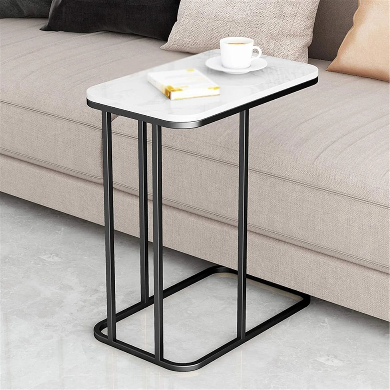 ₹1,473 Modern C Shape Side Table for Bedroom and Sofa Corners