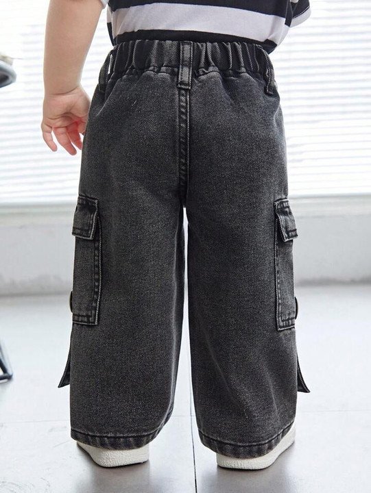 ₹432 Boys Grey Denim Jeans for Casual Wear and Everyday Comfort