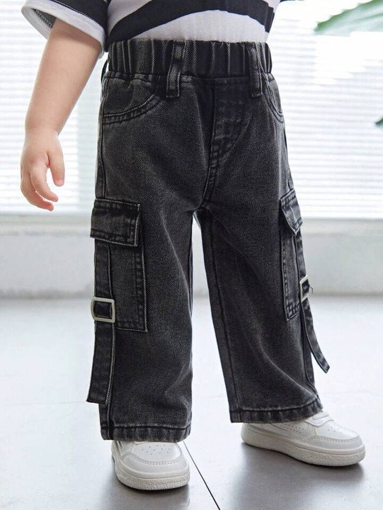 ₹432 Boys Grey Denim Jeans for Casual Wear and Everyday Comfort