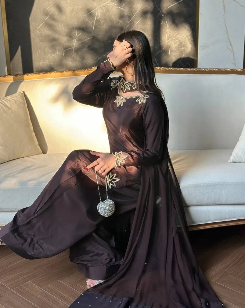 Clothary Fab Embroidered Kurta Palazzo Material for Festive Styling
