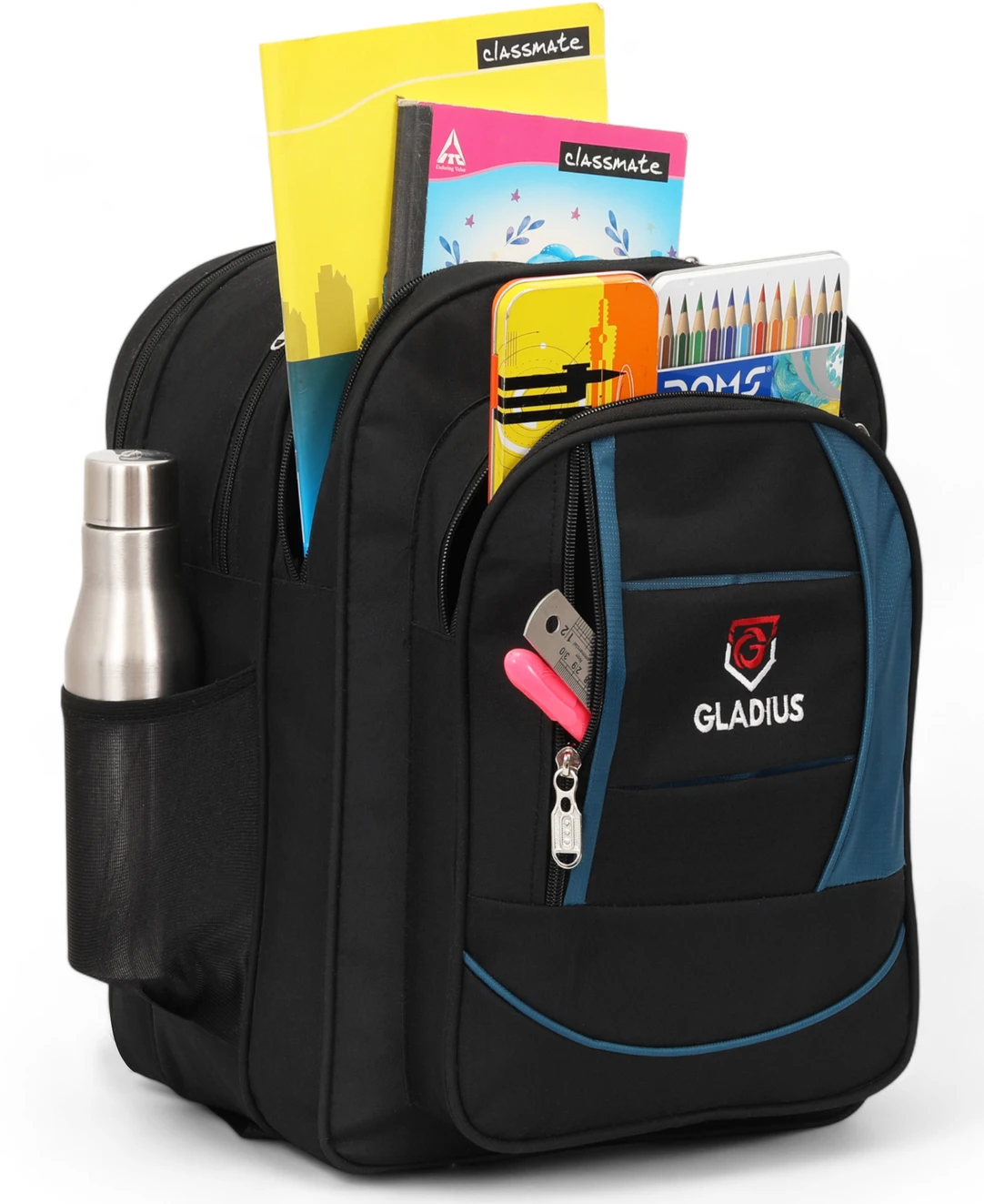 ₹460 Large Waterproof School Backpack for Daily Student Essentials