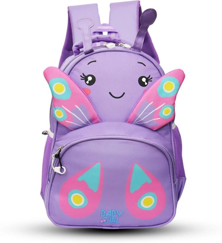 ₹436 Cute Butterfly School Backpack for Nursery and Primary Kids