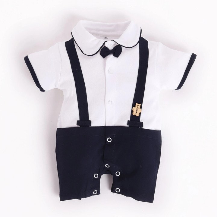 ₹371 Baby Boys Printed Cotton Romper for Soft Everyday Comfort