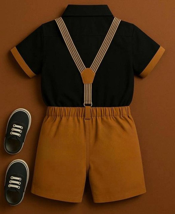 362 Baby Boys Shirt and Shorts Set for Parties and Festive Moments