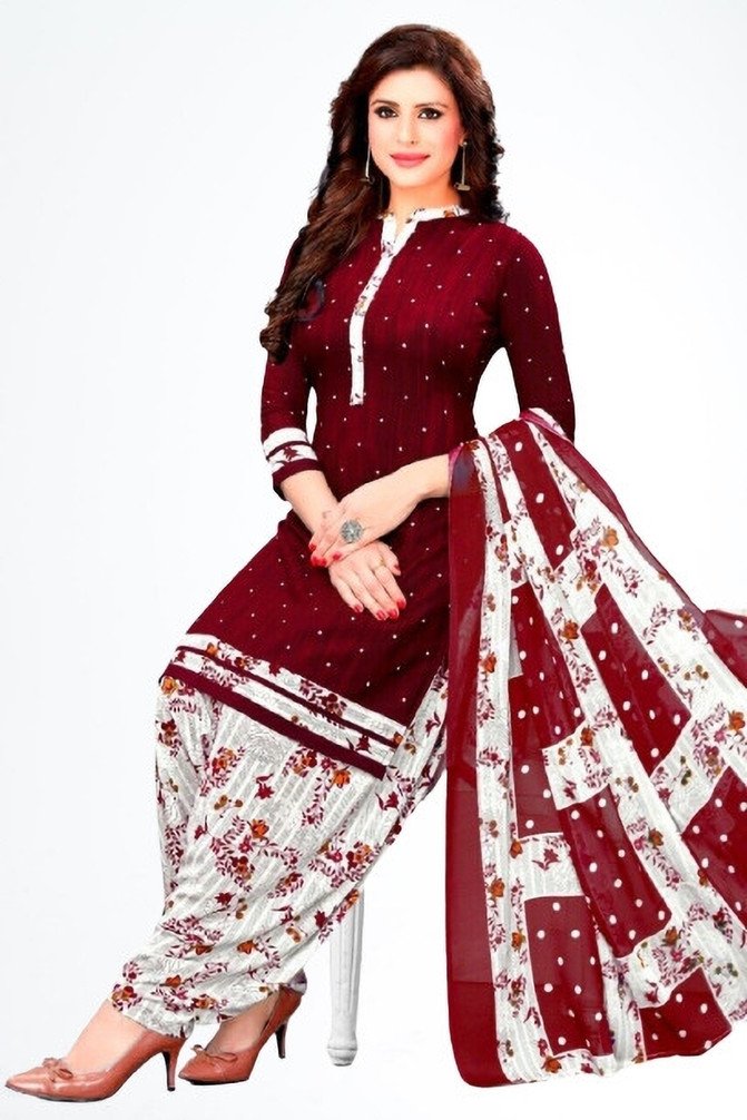 Atraasii Crepe Salwar Suit Material for Everyday and Festive Wear