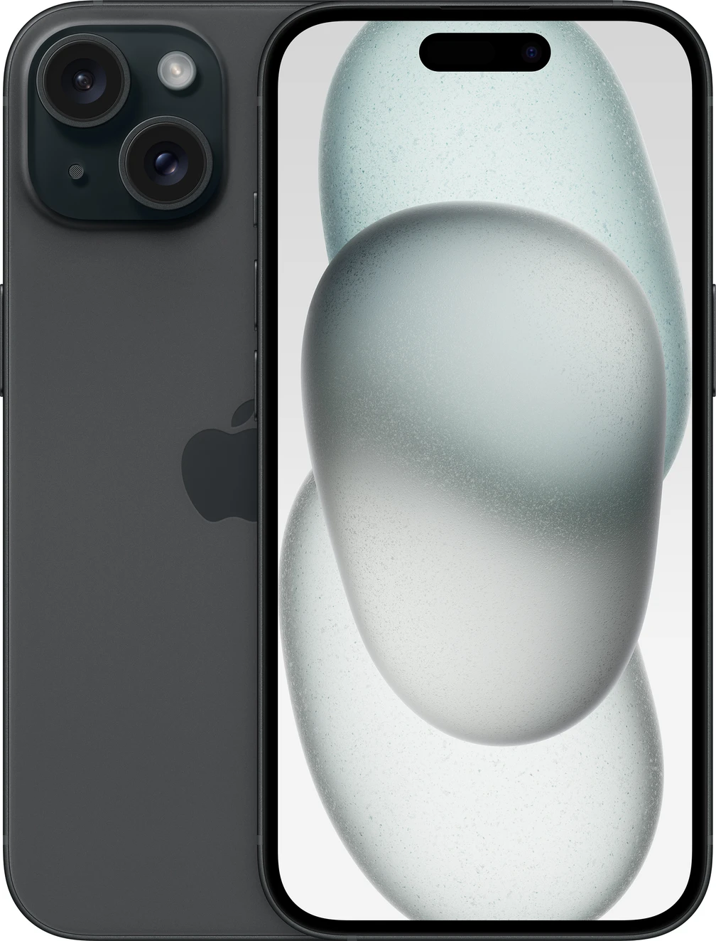 ₹56,900 Apple iPhone 15 Black 128GB with Dynamic Island and USB-C