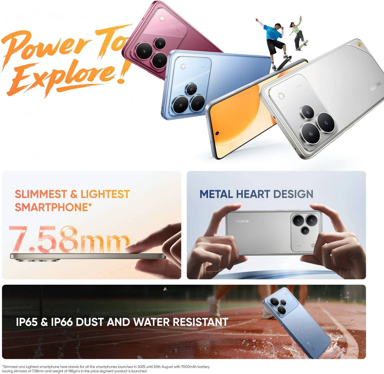 ₹22,999 realme P4 5G Steel Grey 128GB for Fast and Smooth Everyday Use
