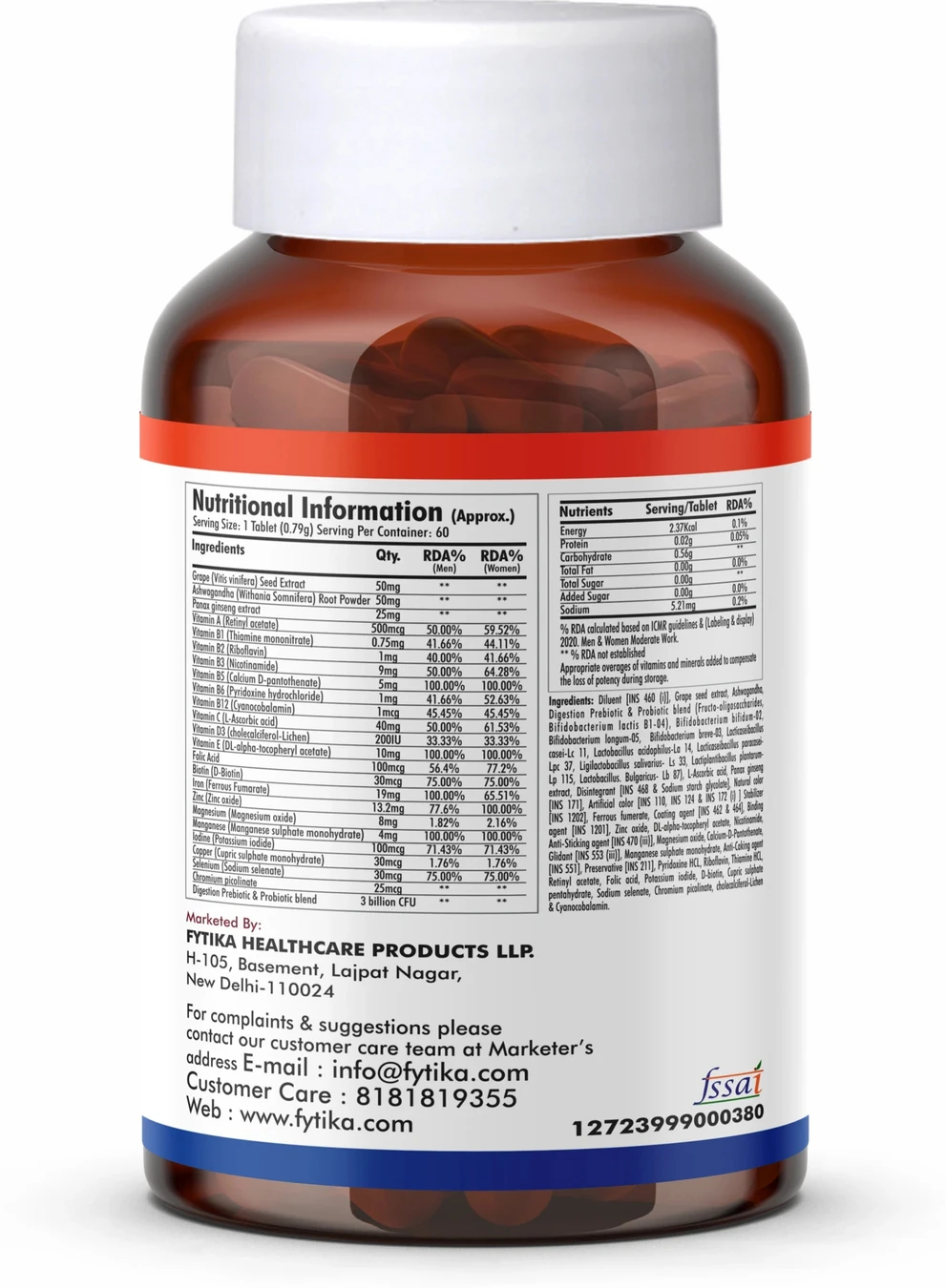 ₹203 Vita 365 Multivitamin Tablets for Men and Women Daily Support