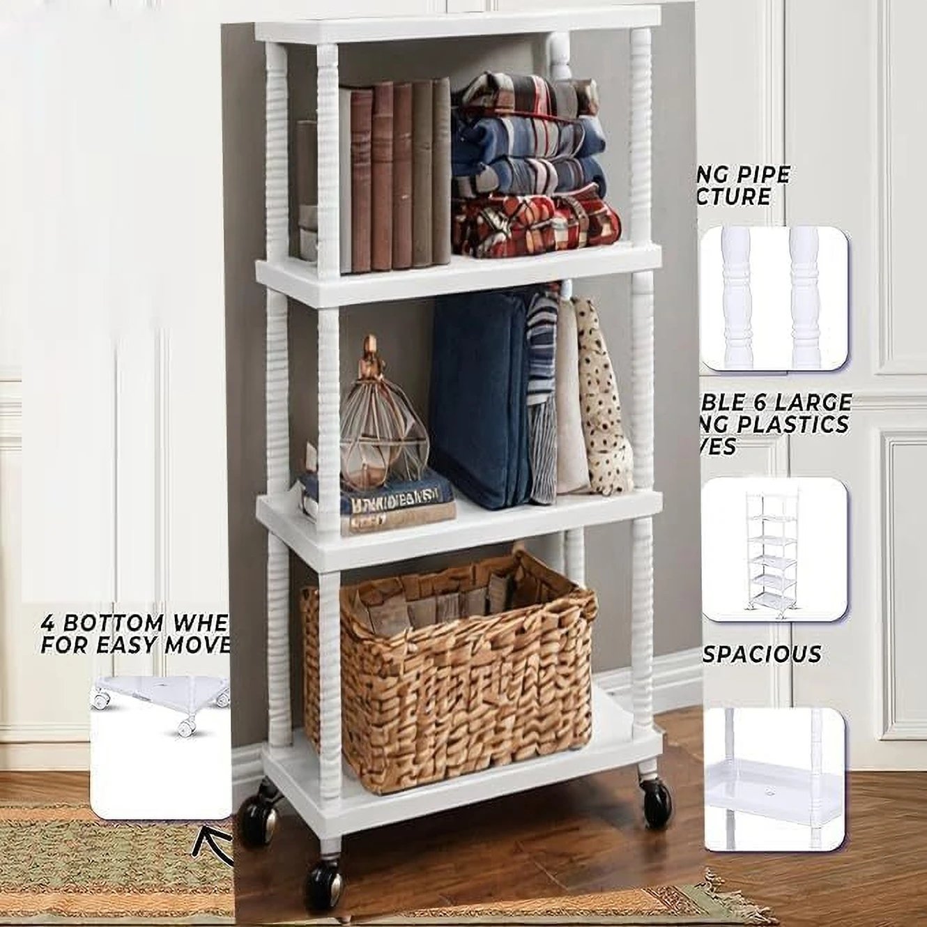 ₹684 Porchex PVC Collapsible Wardrobe for Smart Home Storage Needs