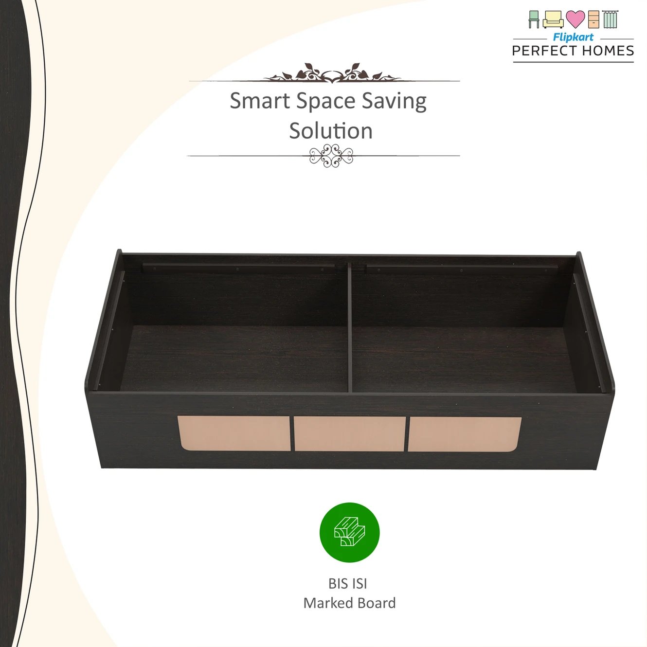 ₹8,749 Quintus Engineered Wood Single Box Bed with Smart Storage