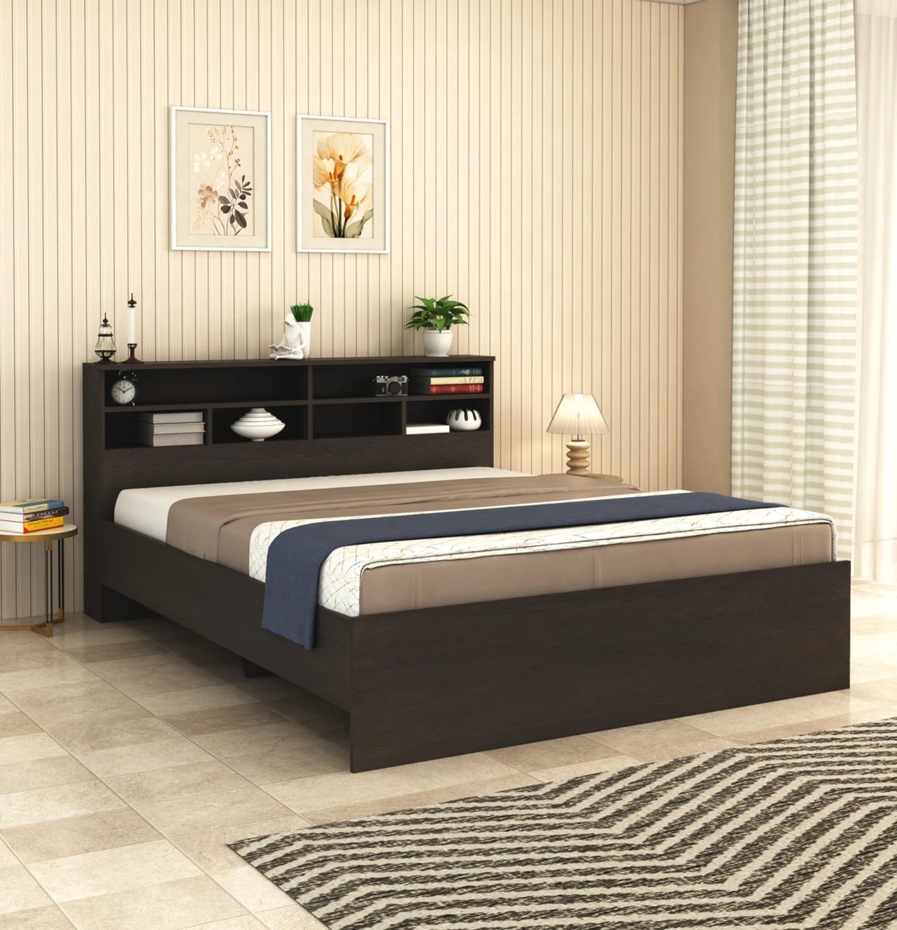 ₹20,699 Modena Queen Bed for Comfortable and Stylish Bedroom Living