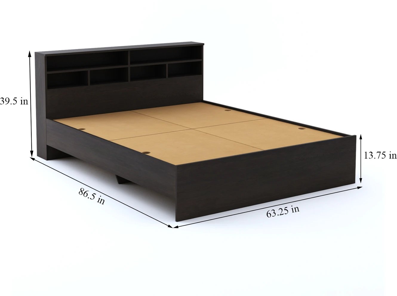 ₹20,699 Modena Queen Bed for Comfortable and Stylish Bedroom Living