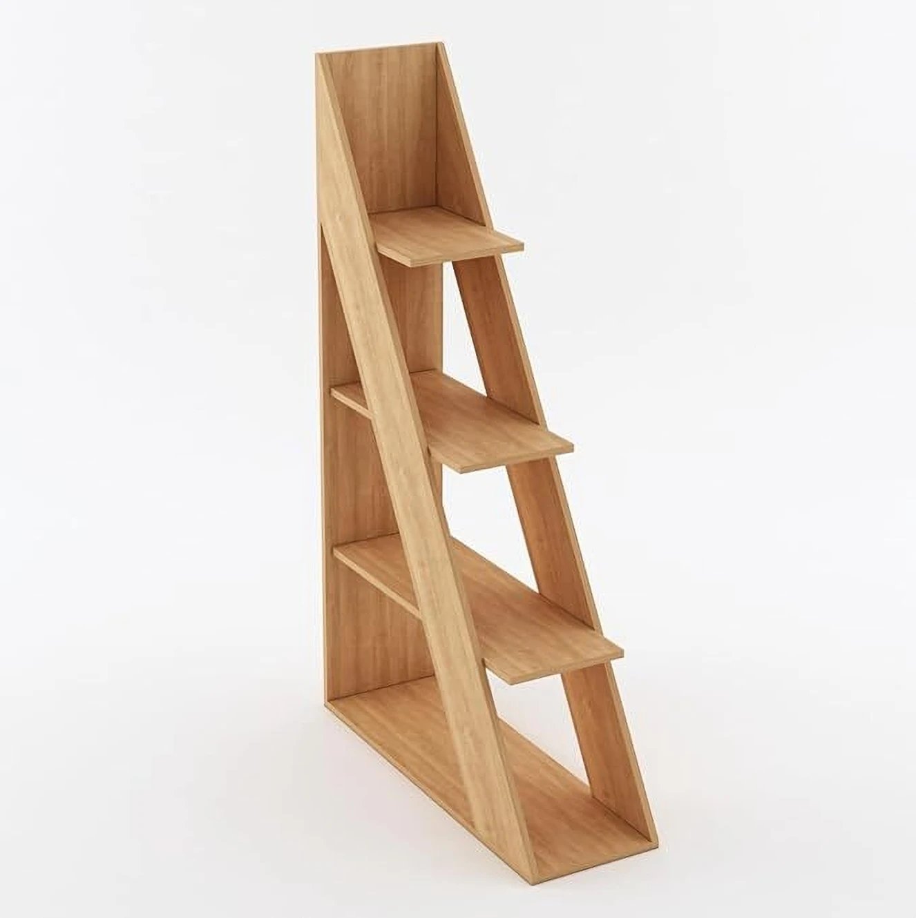 ₹5,766 Grace Engineered Wood Open Bookshelf for Elegant Home Storage