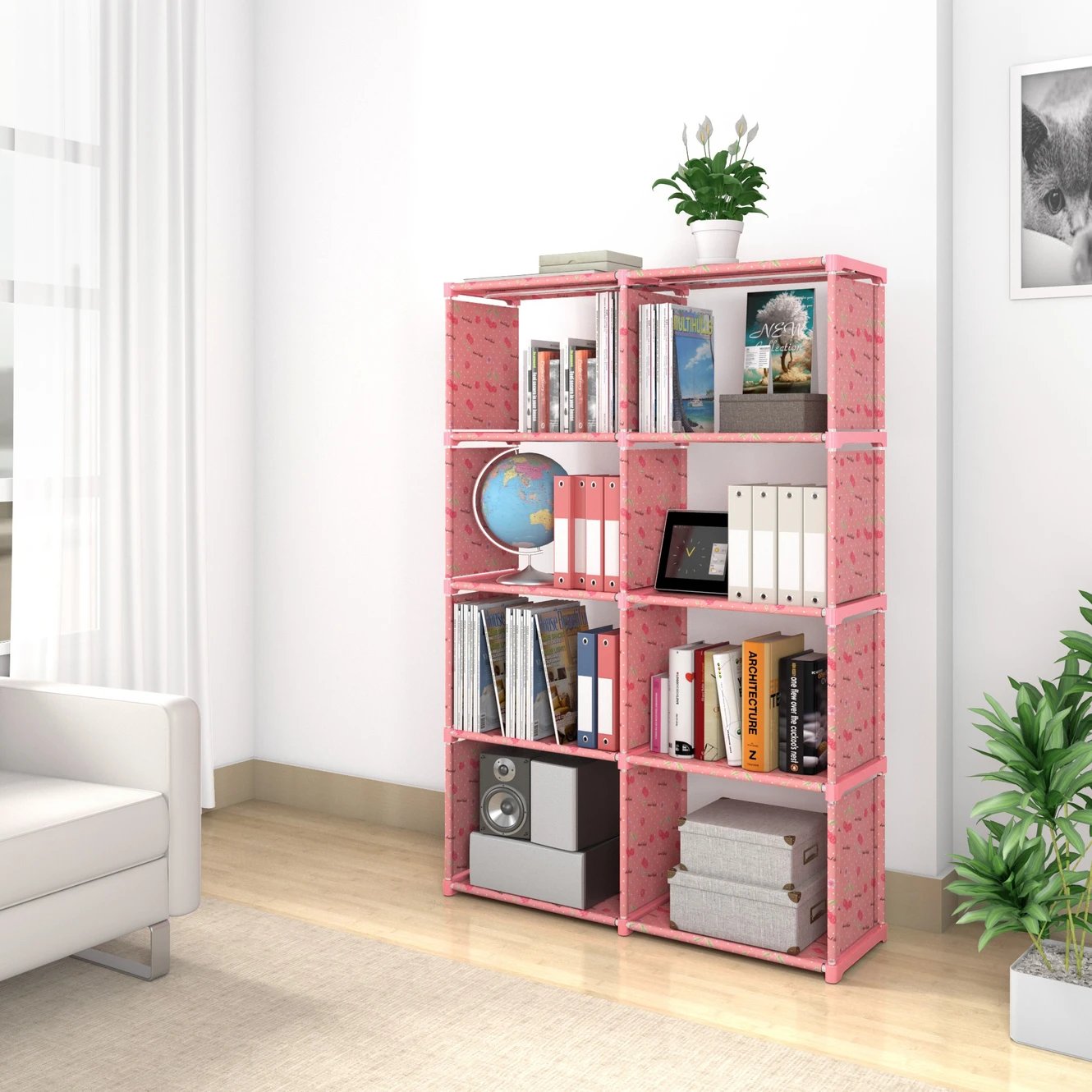 ₹865 Studio Metal Open Bookshelf for Organized Home and Office Storage