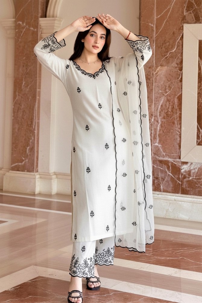 FashionHyp Women Kurta Pant Dupatta Set for Festive and Ethnic Wear