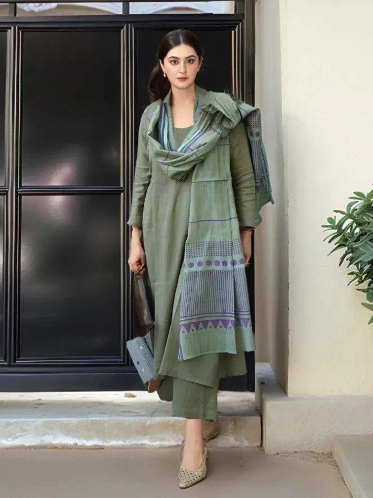 Lamba Creations Kurta Palazzo Dupatta Set for Women Festive Wear