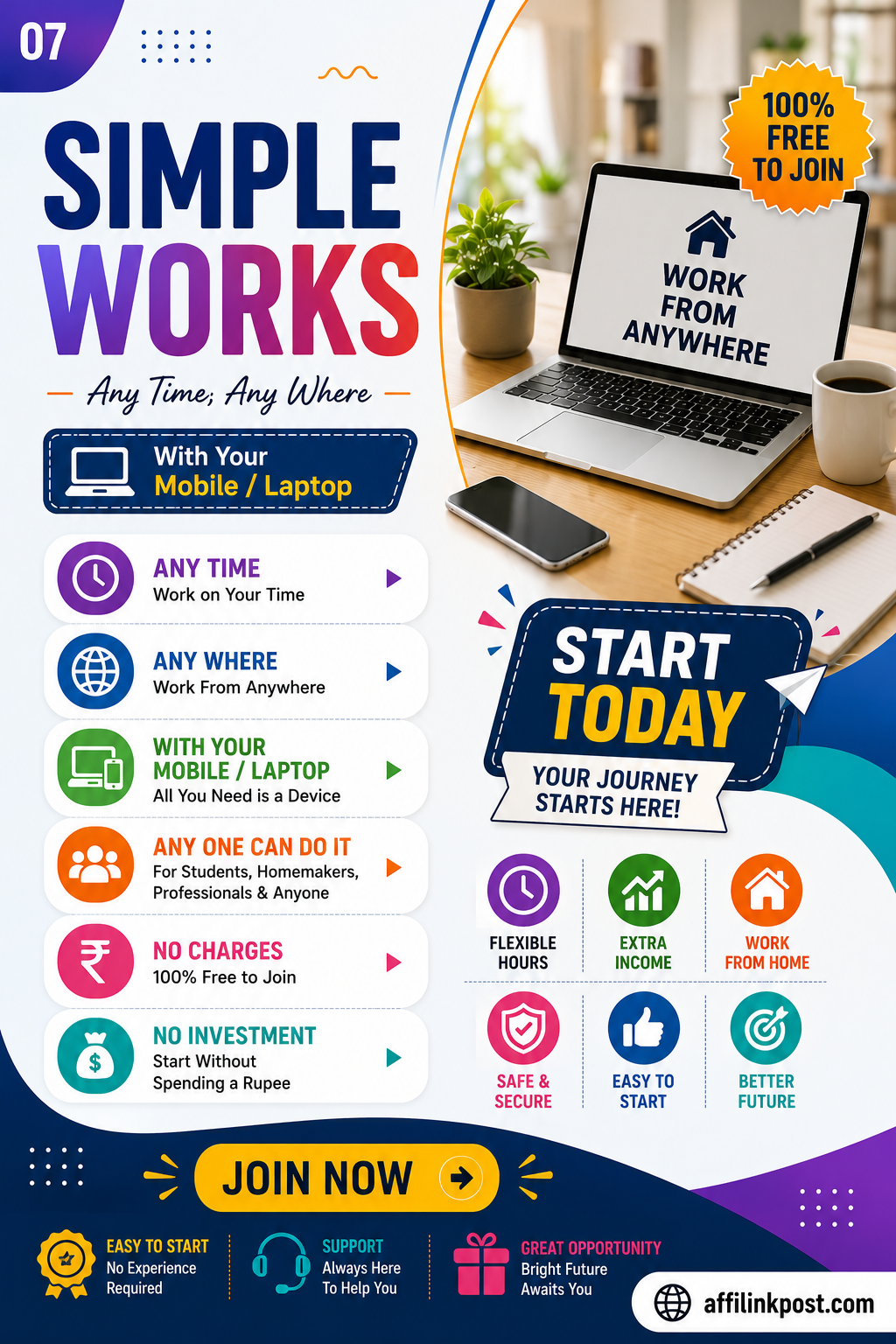 Start Affiliate Marketing Free and Build Online Income from Anywhere